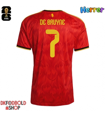 Belgien Kevin De Bruyne #7 Hjemmebanetrøje VM 2026 Kort ærmer